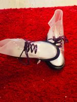 Clear plastic boots